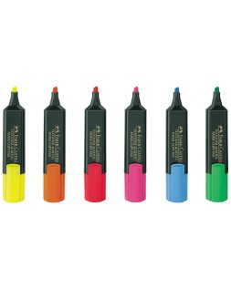 Rotulador faber castell fluorescente textliner 48 rosa
