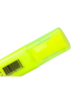 Rotulador q-connect fluorescente amarillo punta biselada