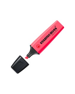 Rotulador stabilo boss fluorescente 70 rosa