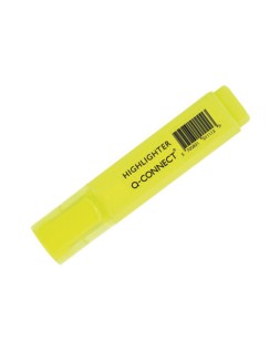 Rotulador q-connect fluorescente surtido caja de 4 unidades colores surtidos