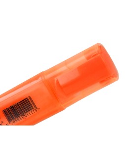 Rotulador q-connect fluorescente naranja punta biselada