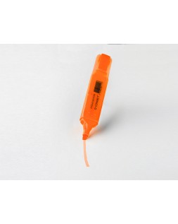 Rotulador q-connect fluorescente naranja punta biselada