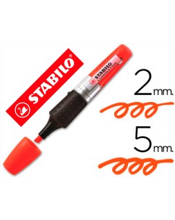 Rotulador stabilo boss luminator naranja tinta liquida