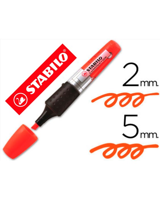 Rotulador stabilo boss luminator naranja tinta liquida