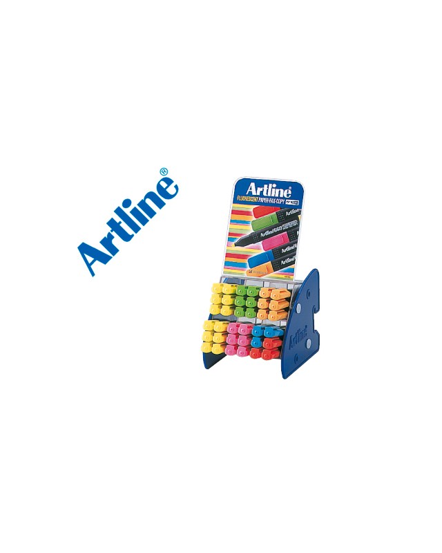 Rotuladores artline fluorescente ek-660 expositor de 36 unidades colores surtidos