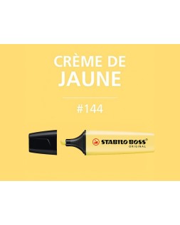Rotulador stabilo boss pastel fluorescente 70 amarillo cremoso