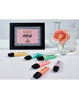 Rotulador stabilo boss pastel fluorescente 70 amarillo cremoso