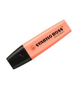 Rotulador stabilo boss pastel fluorescente 70 melocoton sedoso