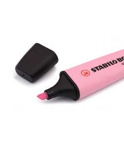 Rotulador stabilo boss pastel fluorescente 70 rubor rosa