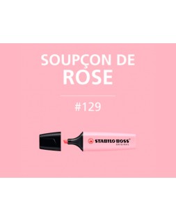 Rotulador stabilo boss pastel fluorescente 70 rubor rosa