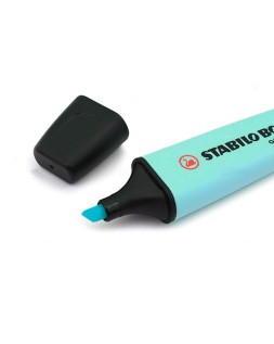 Rotulador stabilo boss pastel fluorescente 70 toque de turquesa