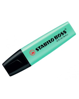 Rotulador stabilo boss pastel fluorescente 70 pizca de menta