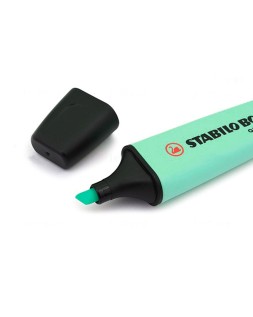 Rotulador stabilo boss pastel fluorescente 70 pizca de menta