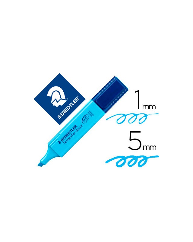Rotulador staedtler textsurfer classic 364 fluorescente azul
