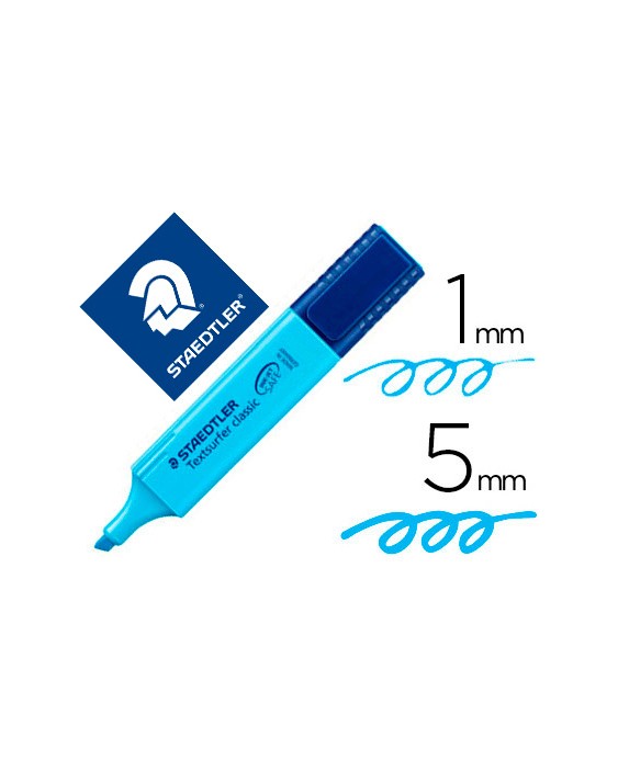 Rotulador staedtler textsurfer classic 364 fluorescente azul