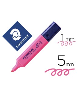 Rotulador staedtler textsurfer classic 364 fluorescente rosa