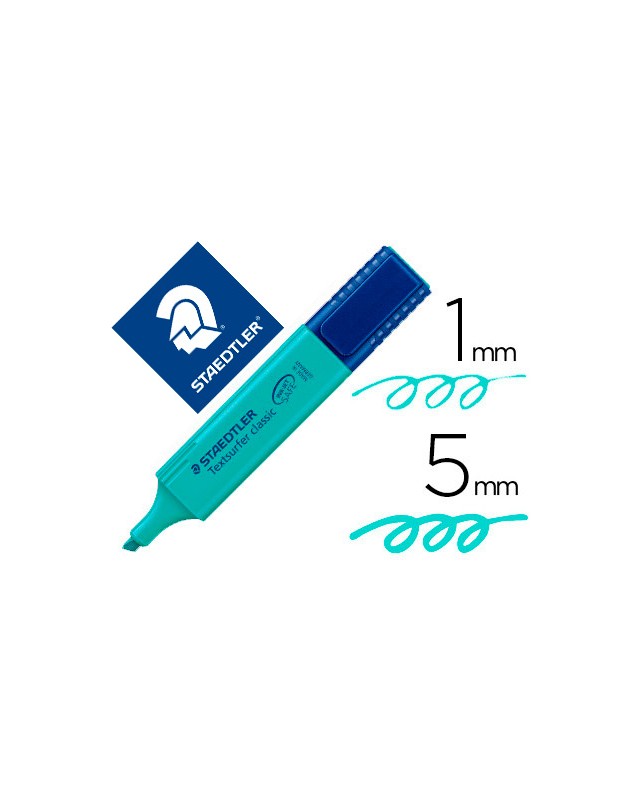Rotulador staedtler textsurfer classic 364 fluorescente turquesa