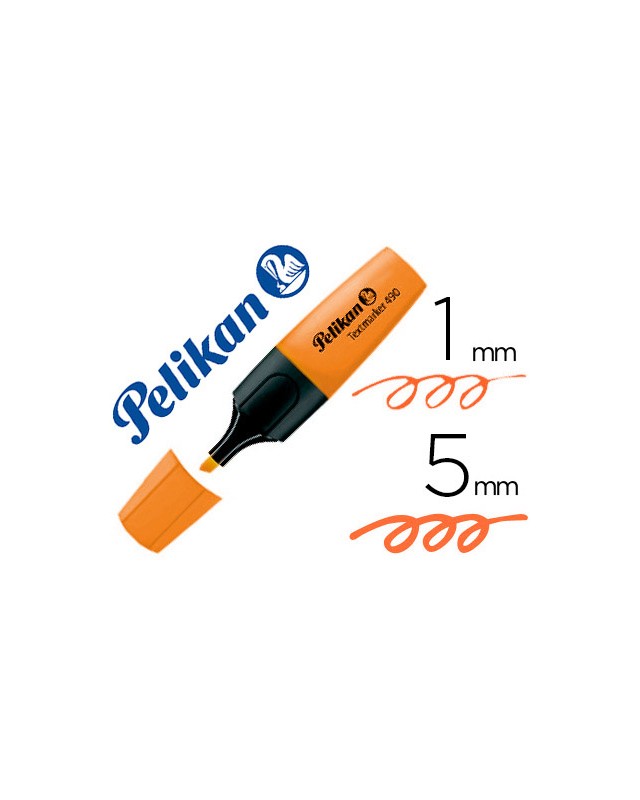 Rotulador pelikan fluorescente textmarker 490 naranja