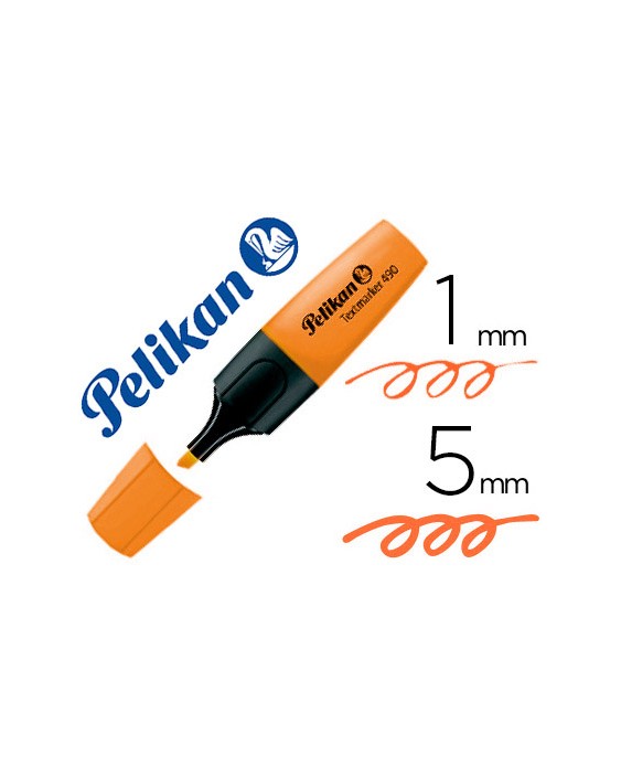 Rotulador pelikan fluorescente textmarker 490 naranja