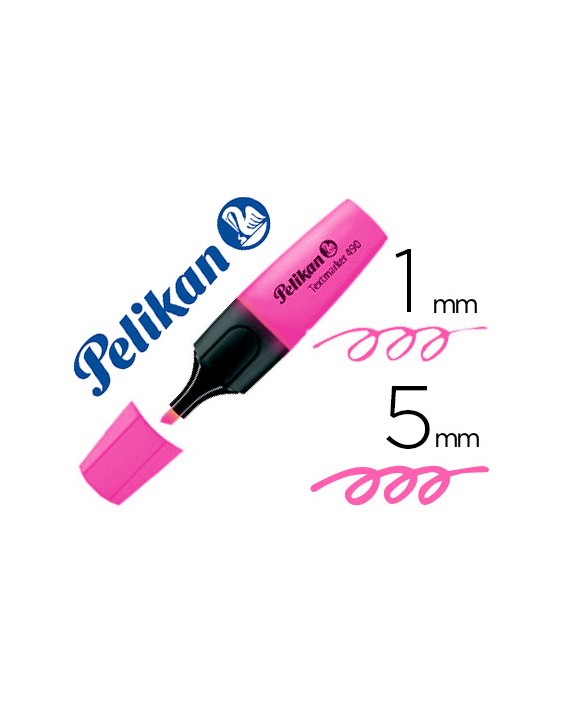 Rotulador pelikan fluorescente textmarker 490 rosa