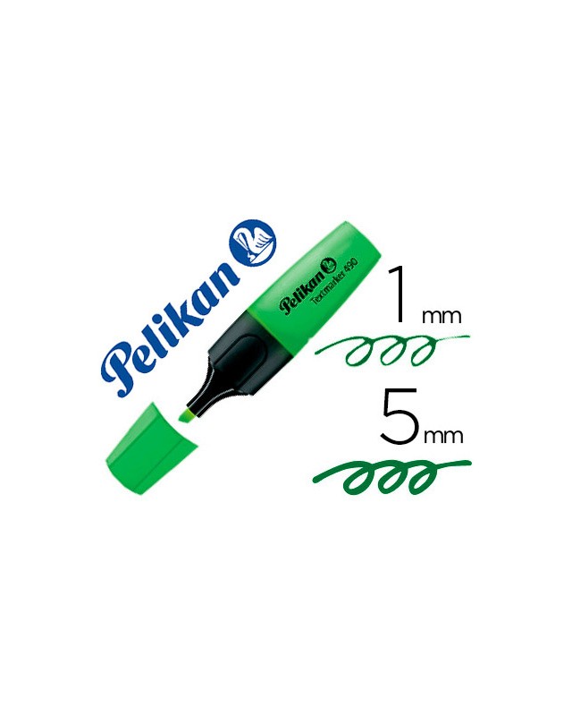 Rotulador pelikan fluorescente textmarker 490 verde