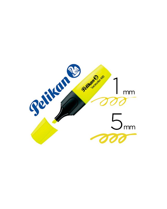 Rotulador pelikan fluorescente textmarker 490 amarillo