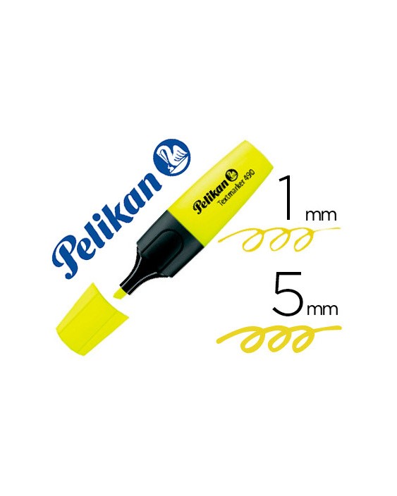 Rotulador pelikan fluorescente textmarker 490 amarillo