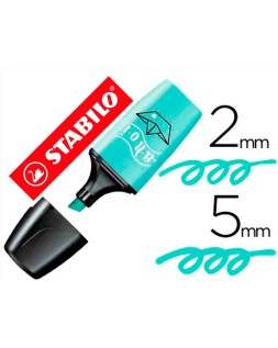 Rotulador stabilo boss mini pastel love toque de turquesa
