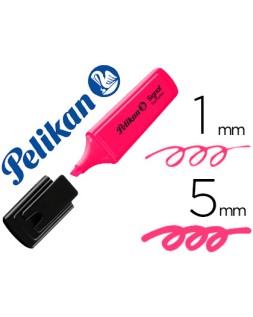 Rotulador pelikan fluorescente textmarker signal rosa