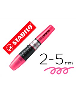 Rotulador stabilo boss luminator rosa tinta liquida