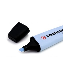 Rotulador stabilo boss fluorescente 70 pastel azul nublado
