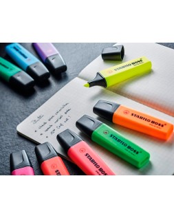 Rotulador stabilo boss fluorescente 70 pastel azul ventoso