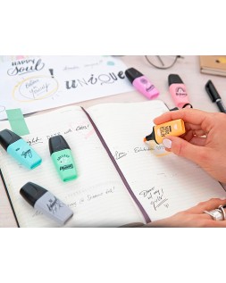 Rotulador stabilo boss mini pastel love estuche de 5 unidades colores surtidos