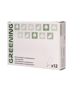 Rotulador greening fluorescente punta biselada rosa