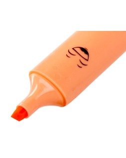 Rotulador liderpapel fluorescente pastel punta biselada estuche de 6 unidades colores surtidos
