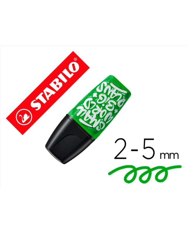 Rotulador stabilo boss mini fluorescente by snooze one verde