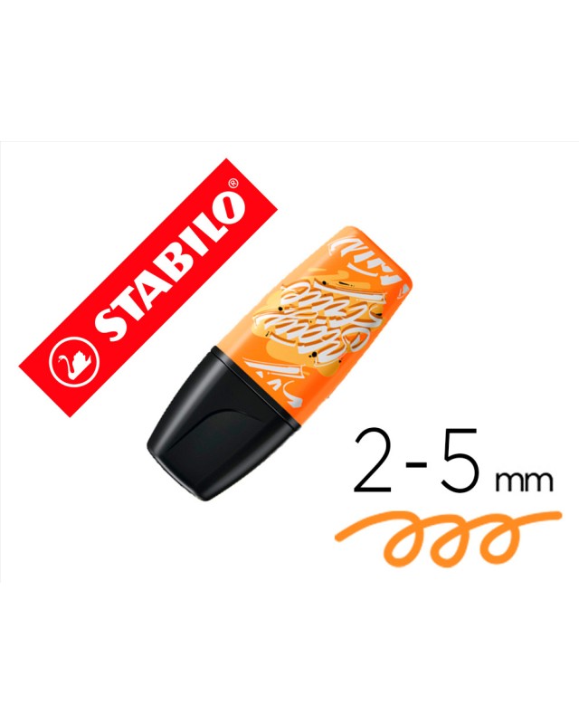 Rotulador stabilo boss mini fluorescente by snooze one naranja