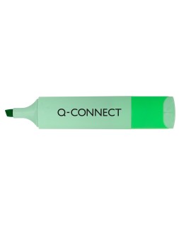 Rotulador q-connect fluorescente punta biselada estuche de sobremesa 23 unidades colores surtidos