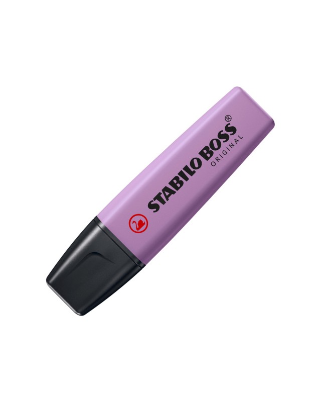 Rotulador stabilo boss fluorescente nature colors wildflower edition color lila grisaceo
