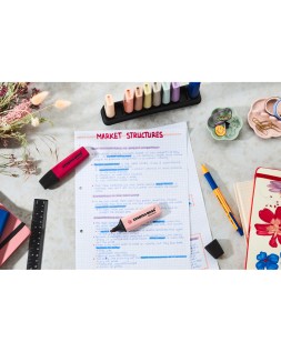 Rotulador stabilo boss fluorescente nature colors wildflower edition set escritorio 10 unidades