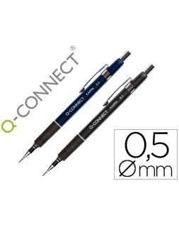 Portaminas q-connect kappa 0,5 mm sujecion de caucho