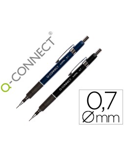 Portaminas q-connect kappa 0,7 mm sujecion de caucho