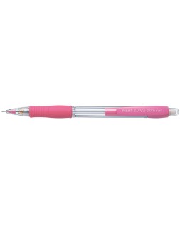 Portaminas pilot super grip rosa 0,5 mm sujecion de caucho