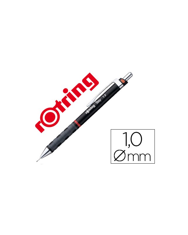 Portaminas rotring tikky 1 mm negro