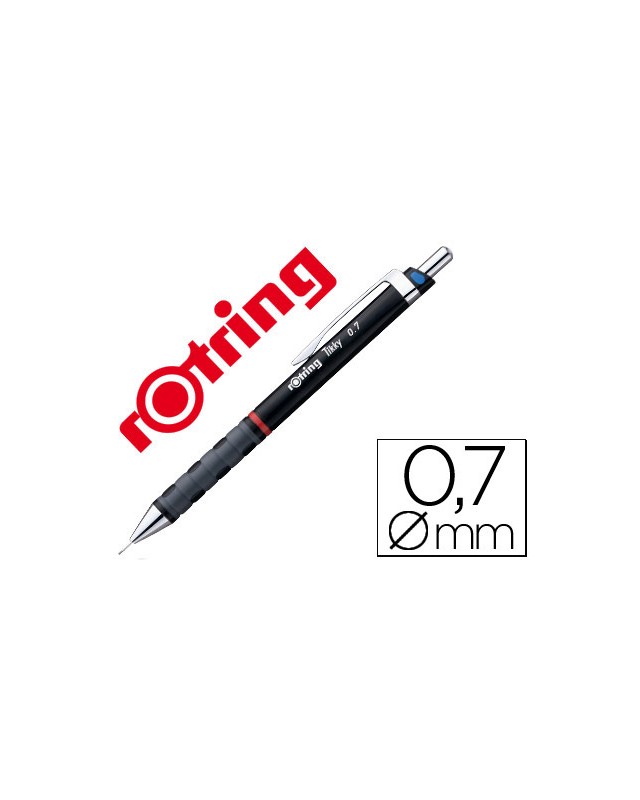 Portaminas rotring tikky 0,7 mm negro