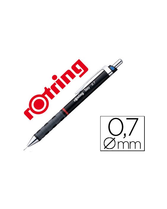 Portaminas rotring tikky 0,7 mm negro