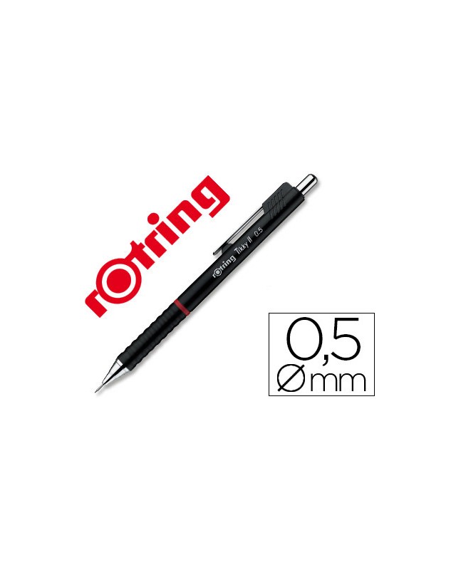 Portaminas rotring tikky 0,5 mm negro