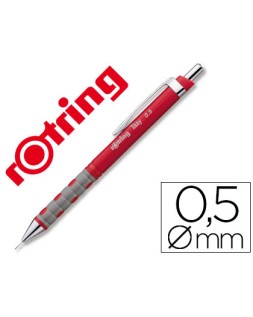 Portaminas rotring tikky 0,5 mm rojo