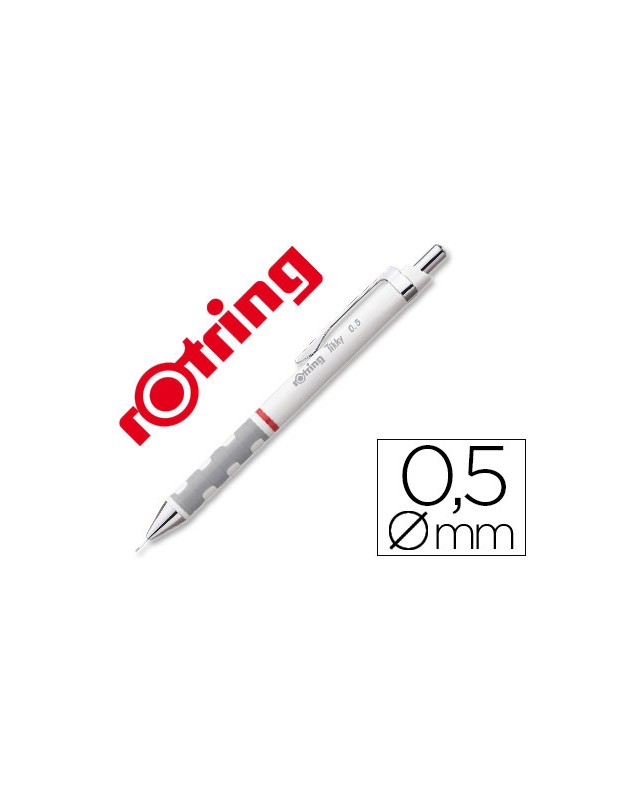 Portaminas rotring tikky 0,5 mm blanco