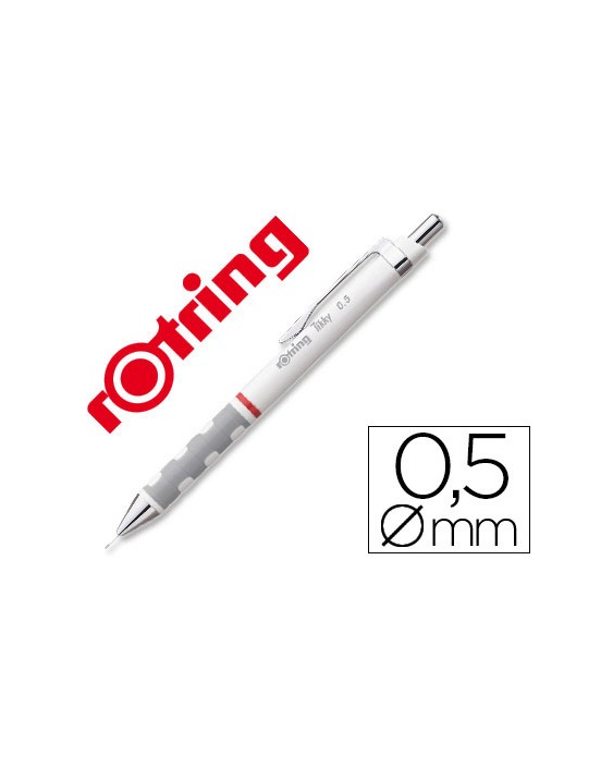 Portaminas rotring tikky 0,5 mm blanco
